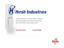 Website Snapshot of Hirsh Industries Inc