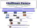 Website Snapshot of Hoffman Fence