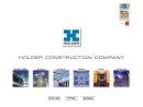 Website Snapshot of Holder Construction Company