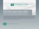 Website Snapshot of Holdrege & Kull