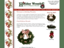 Website Snapshot of Holiday-Wreaths
