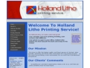 Website Snapshot of Holland Litho Printing Service, Inc.