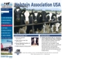 Website Snapshot of HOLSTEIN ASSOCIATION USA,  INC.