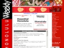 Website Snapshot of HONOLULU WEEKLY INC