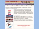 Website Snapshot of Hoodsport Winery