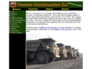 Website Snapshot of HOOVER CONSTRUCTION COMPANY INC