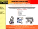Website Snapshot of Horizon Industries