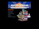 Website Snapshot of Horizon Packaging