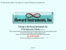 Website Snapshot of Howard Instruments