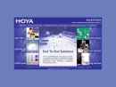 Website Snapshot of HOYA Corp. USA - Optics Division