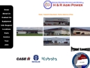 Website Snapshot of H & R Agripower, Inc.