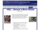 Website Snapshot of Handling Systems & Conveyors, Inc.