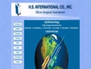 Website Snapshot of H S International, Inc.