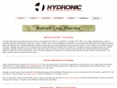 Website Snapshot of Hydronic Corp.