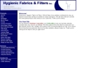 Website Snapshot of Hygienic Fabrics & Filters, Inc.