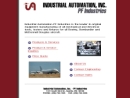 Website Snapshot of INDUSTRIAL AUTOMATION INC