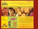 Website Snapshot of Ian's Natural Foods Inc