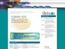 Website Snapshot of IBIS TECHNOLOGY CORPORATION