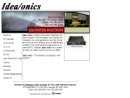 Website Snapshot of Idea/Onics