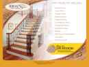 Website Snapshot of Ideal Stair Parts