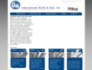 Website Snapshot of International Knife & Saw, Inc.