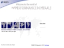 Website Snapshot of Imerys N.A. Performance Minerals & Ceramics