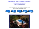 Website Snapshot of Imperial One Piece Fiberglass Pools, Inc.