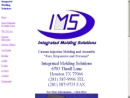 Website Snapshot of Integrated Molding Solutions