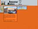 Website Snapshot of Industrial Battery Sales & Service