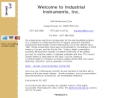 Website Snapshot of Industrial Instruments, Inc.
