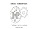 Website Snapshot of Industrial Machine Products