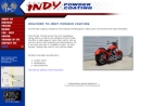 Website Snapshot of Indy Powder Coating