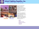 Website Snapshot of INLAND LIGHTING SUPPLIES, INC.