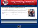 Website Snapshot of INTEGRATED PIPING SOLUTIONS INC