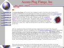 Website Snapshot of Access Plug Flange, Inc.
