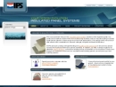 Website Snapshot of Insulated Panel Systems