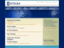 Website Snapshot of Integra Graphix