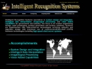 Website Snapshot of Intelligent Recognition Systems, LLC