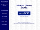 Website Snapshot of MIDWEST LIBRARY SERVICE, INC