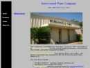 Website Snapshot of Intercoastal Paint Co.