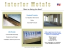 Website Snapshot of Interior Metals