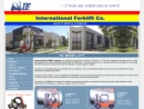 Website Snapshot of International Forklift Co.