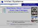 Website Snapshot of Invac Systems