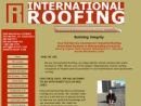 Website Snapshot of INTERNATIONAL ROOFING CORPORAT