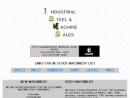 Website Snapshot of Industrial Steel & Machine Sales