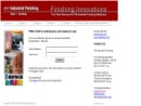 Website Snapshot of ITW Industrial Finishing