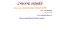 Website Snapshot of JAMAAL HOMES
