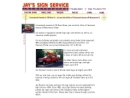 Website Snapshot of Jay's Sign Service, Inc.