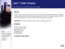 Website Snapshot of JACK T CARTER COMPANY INC