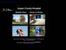 Website Snapshot of JASPER COUNTY HOSPITAL